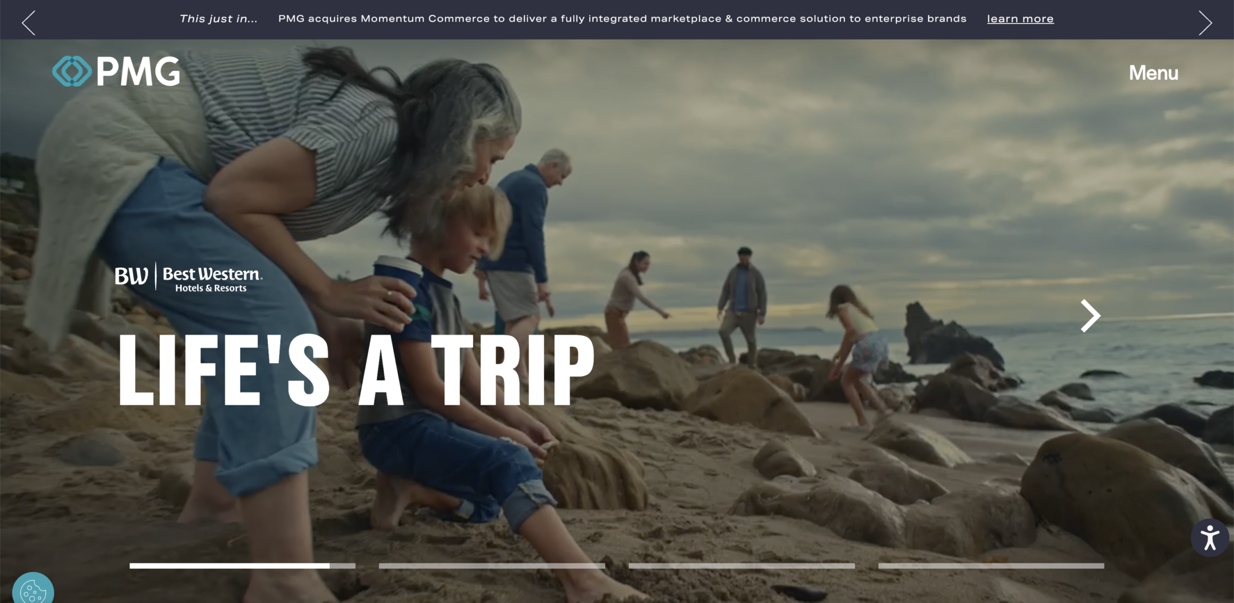 PMG homepage