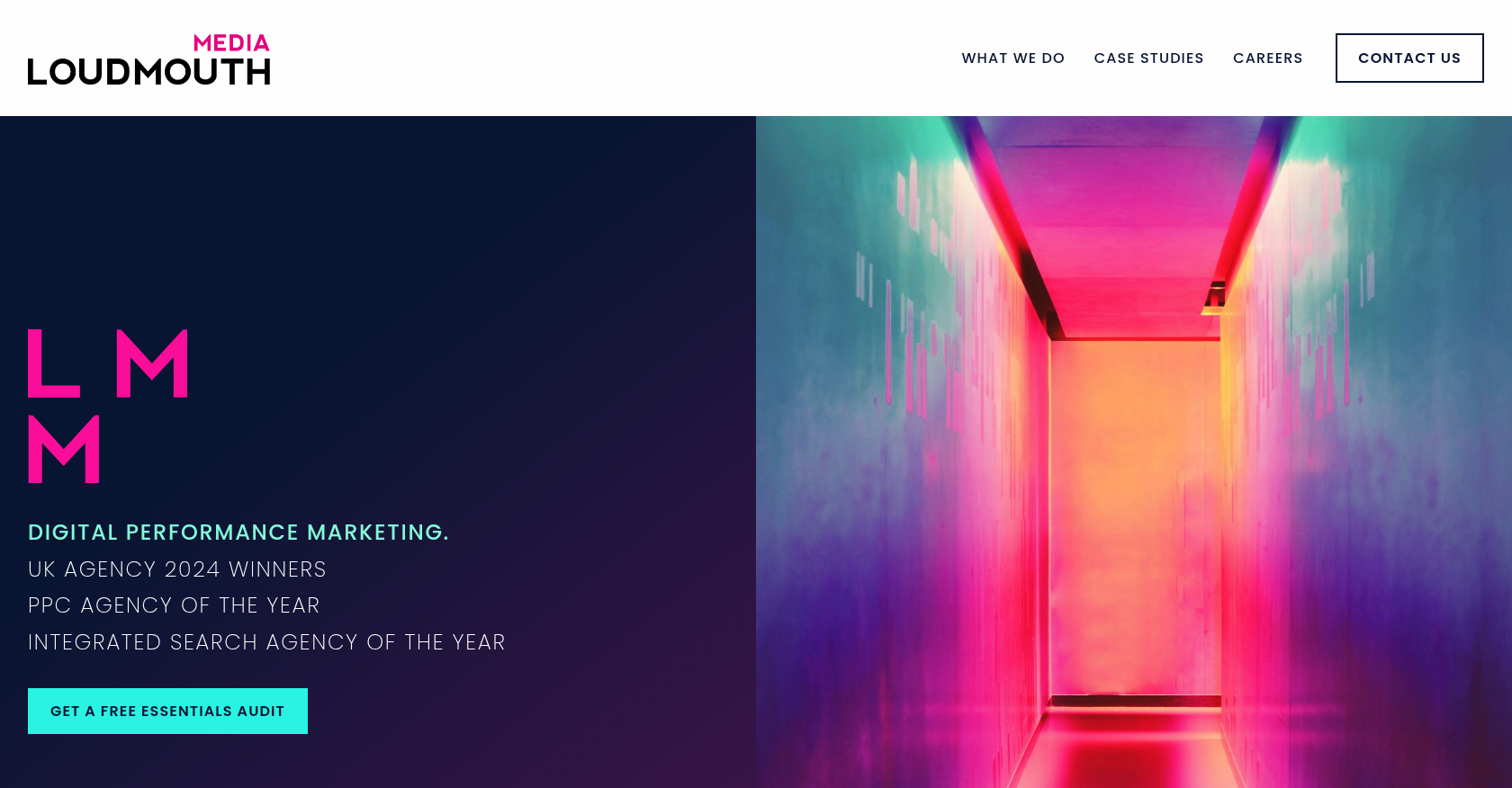 Lound Mouth Media's homepage