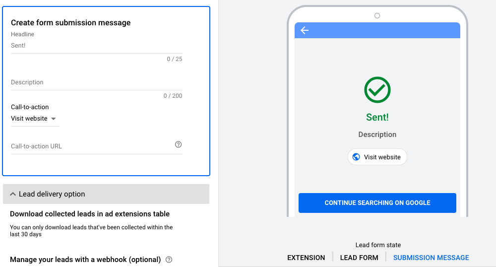 How to Create a Lead Form Extension