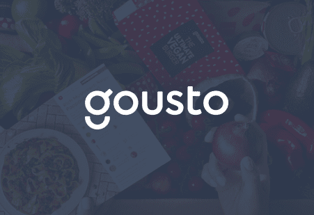 Gousto landing page – Increasing sign ups by 22%
